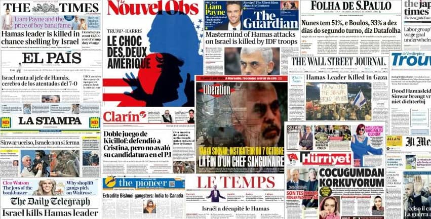 Unes de presse du 18 octobre 2024