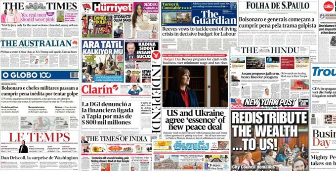 Unes de presse du 26 novembre 2025