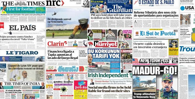 Unes de presse du 1er décembre 2025