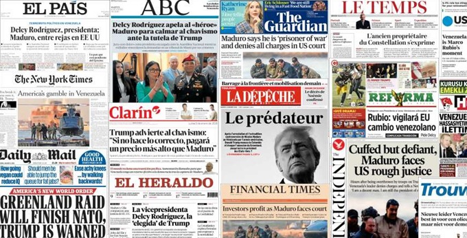 Unes de presse du 6 janvier 2026
